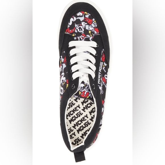 Disney's Men's Mickey Mouse Graphic Print Low Top Sneakers     Size 11.5    NWT - Picture 3 of 14